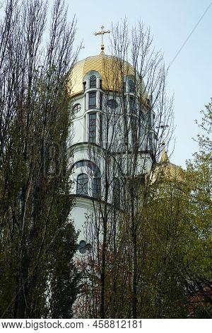 Kiev, Ukraine November 22, 2020: Cathedral Of St. Olga In The City Of Kiev