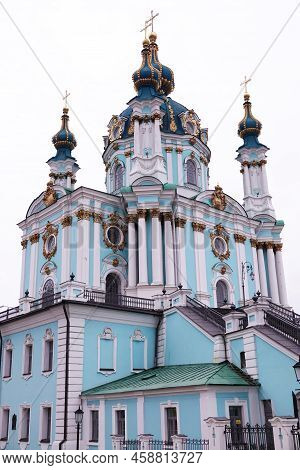 Kiev, Ukraine January 31, 2020: St. Andrew's Church In Kiev