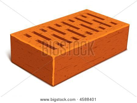 Isolated Brick For House Construction
