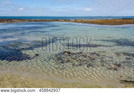 Low Tide At Dodds Creek Beach - Flinders, Victoria, Australia