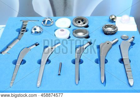 Exhibition Of Orthopedic Instruments. A Unique And Sophisticated Instrument For Performing Surgical