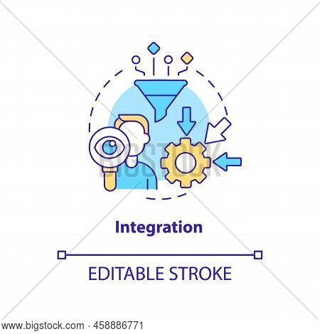 Integration Concept Vector & Photo (Free Trial) | Bigstock