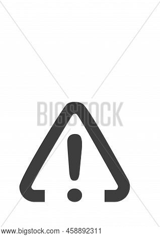 Exclamation Mark Icon. Attention Warning Sign Vector