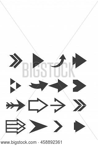 Arrow Icon Ux Ui Vector Set Next Sign