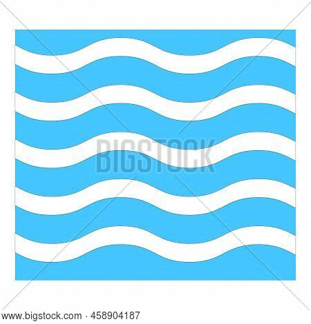 Pattern Waves. Wavy Backdrop. Vector Illustration. Stock Image.