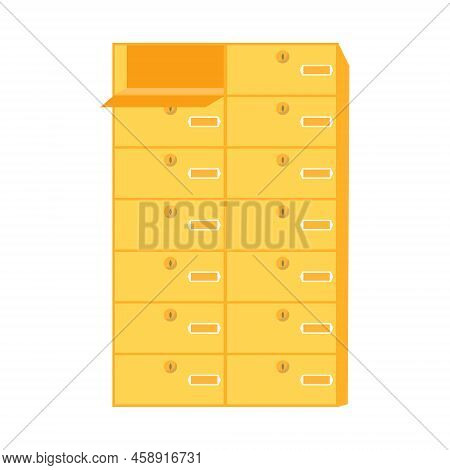 Letterboxes Unit Semi Flat Color Vector Object