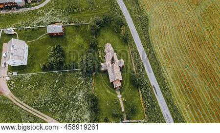 Flakstad Church In The Lofoten Islands In Norway