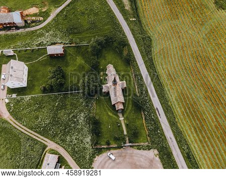 Flakstad Church In The Lofoten Islands In Norway