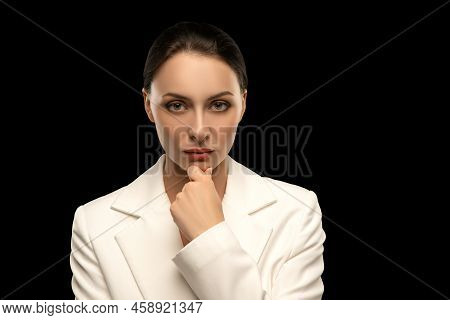 Confident Stylish Woman. Leader Or Ceo In Corparate Business. Leadership Concept
