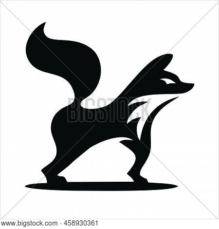 Fox Icon Isolated On A White Background From A Collection Of Animals And Nature. Fox Icon Trendy And