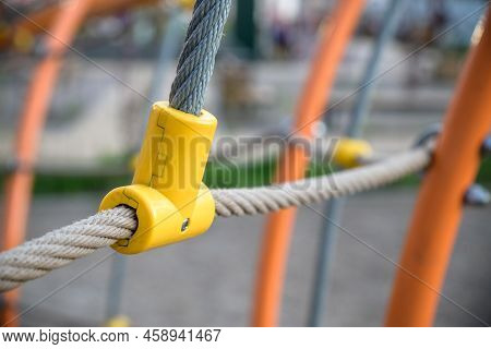 Technical Design Of The Playground Decoration. Close-up Of The Mountings