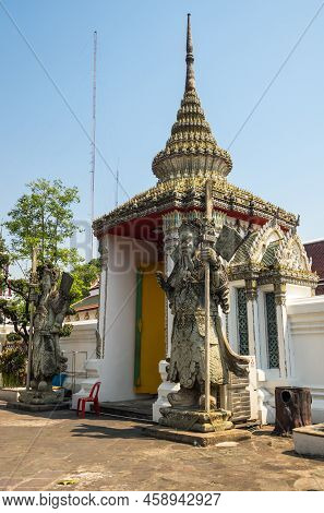 Wat Pho (known Also As The Temple Of The Reclining Buddha) Is A Buddhist Temple Complex In Bangkok, 