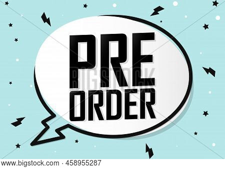 Pre-order Summer Sale, Discount Poster Design Template, Promo Shopping Banner