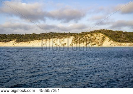 View Of The West Coast Of The Fraser Island, Known By The Aboriginal Name Of K'gari, A 122 Km Long S