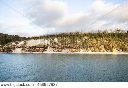 View Of The West Coast Of The Fraser Island, Known By The Aboriginal Name Of K'gari, A 122 Km Long S