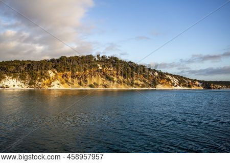 View Of The West Coast Of The Fraser Island, Known By The Aboriginal Name Of K'gari, A 122 Km Long S