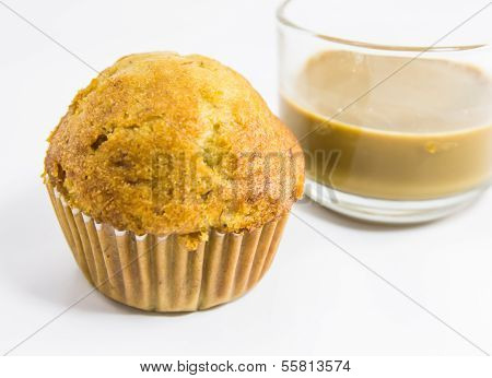 Bannana Muffins And Coffee