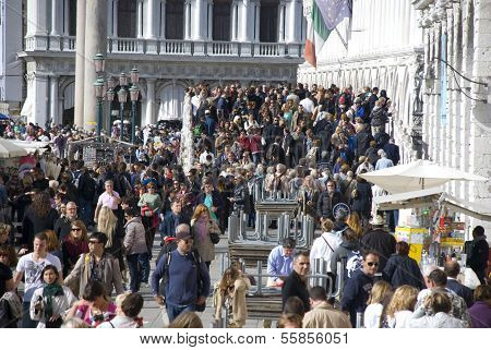 Mass tourism in Venice, Italy