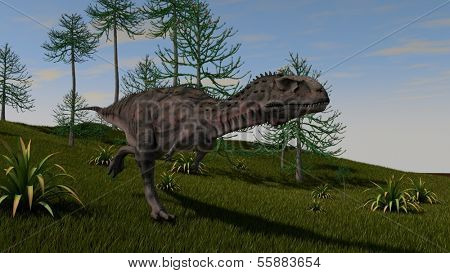 running majungasaurus