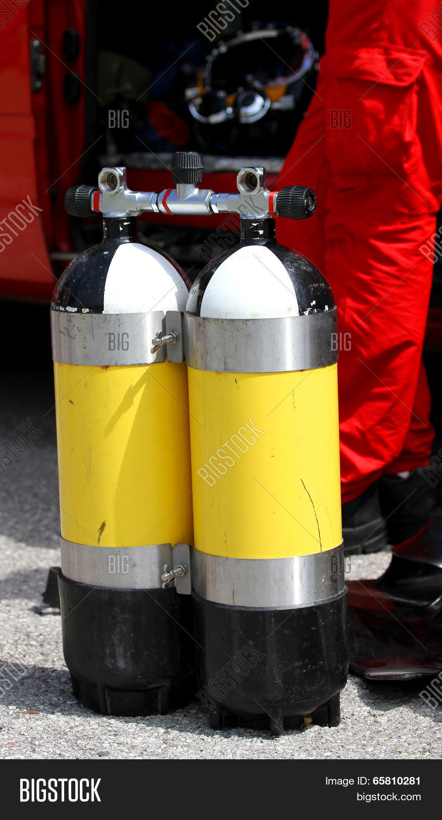 Diving Cylinders Used Image & Photo (Free Trial) Bigstock