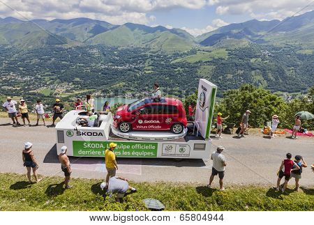 Publicity Caravan In Pyrenees