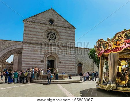 Basilica di Santa Chiara in Assisi, Italy