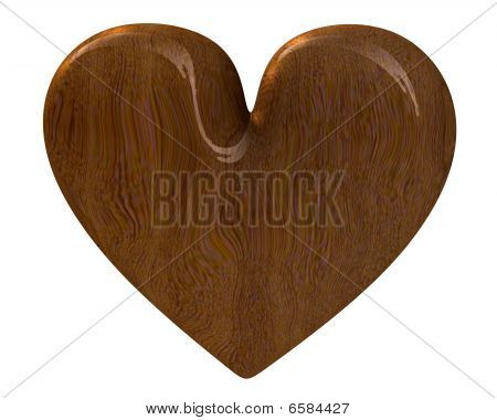 cuore in legno