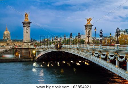 Bridge of Alexandre III,  Paris, France