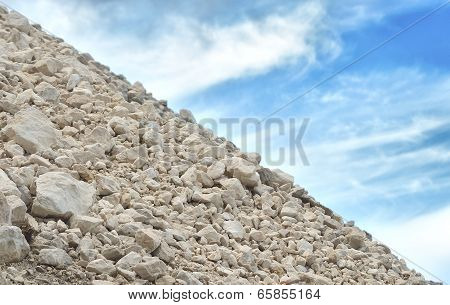 limestone scree