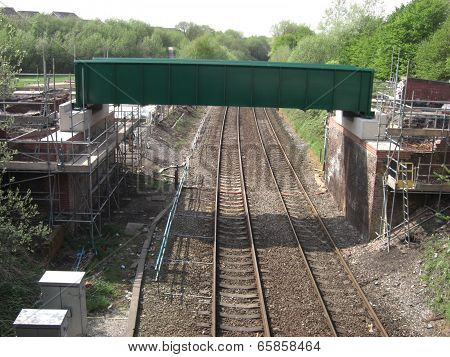 New Railway Bridge Being Built