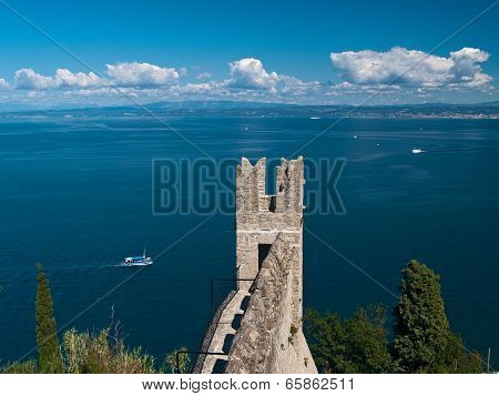 Tower over town Piran