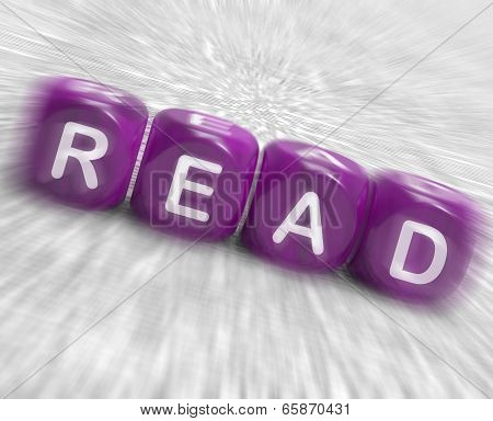 Read Dice Displays Fiction Non-fiction And Literacy