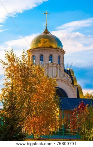 Church In Autumn