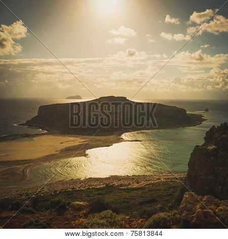 Ballos beach .Crete,Greece