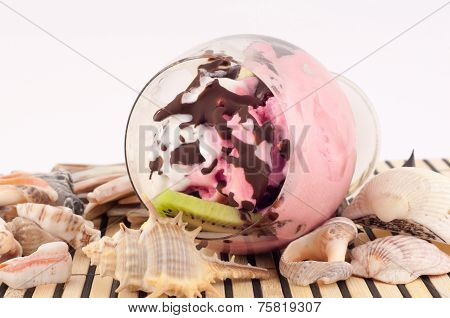 Ice Cream With Seashells