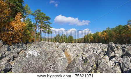 The mountains of the Southern Urals.