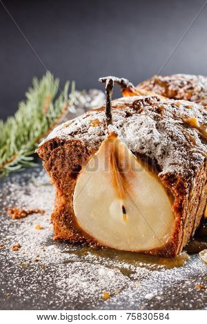 winter pear cake