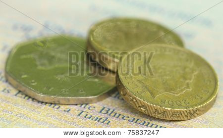 British Pound With Bank Notes