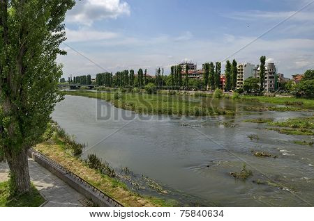 River Maritsa in Plovdiv town