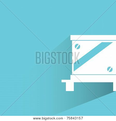 cargo box vector