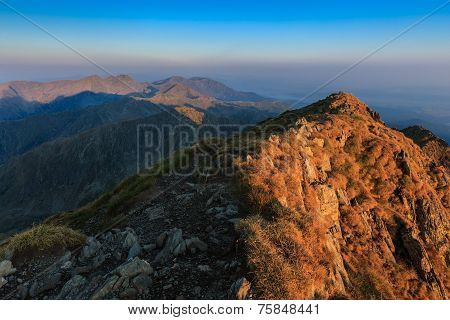 The Negoiu Peak. Fagaras Mountains, Romania