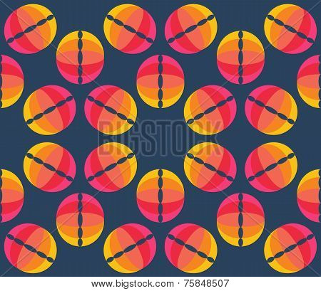 Vector umbrellas. Abstract seamless pattern design. Colorful ban