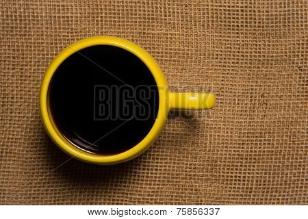 Coffee Mug Closeup - Top View
