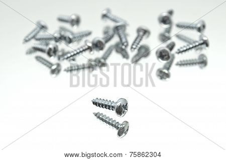 Small Iron Screws Lying