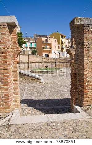 Fountain Cavallina of Genzano di Lucania. Italy.