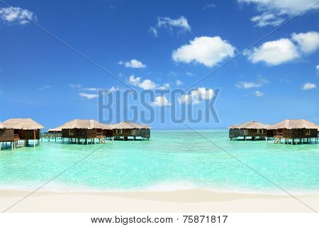 Holiday In The Maldives In Cottages On The Water