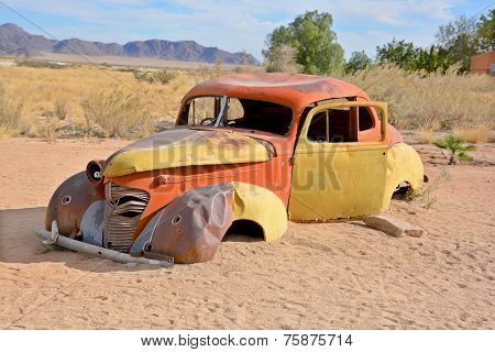 Abandoned car