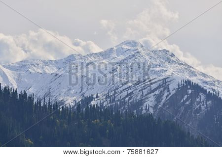 snow mountain in Northern Pakistan