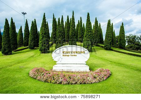horkumluang in the roya lfloral chiangmai  province Thailand.