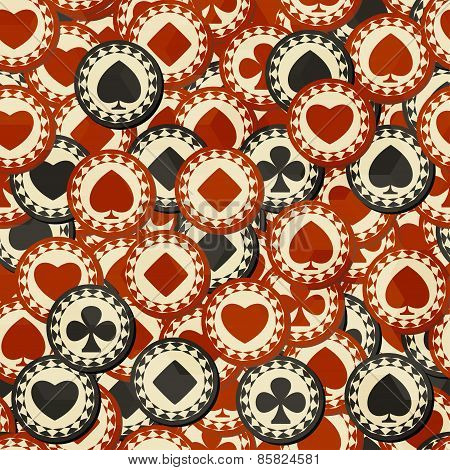 Poker Chips Seamless